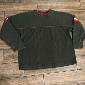 Vintage Faded Glory Pullover Sweatshirt Mens Size Large Green Casual